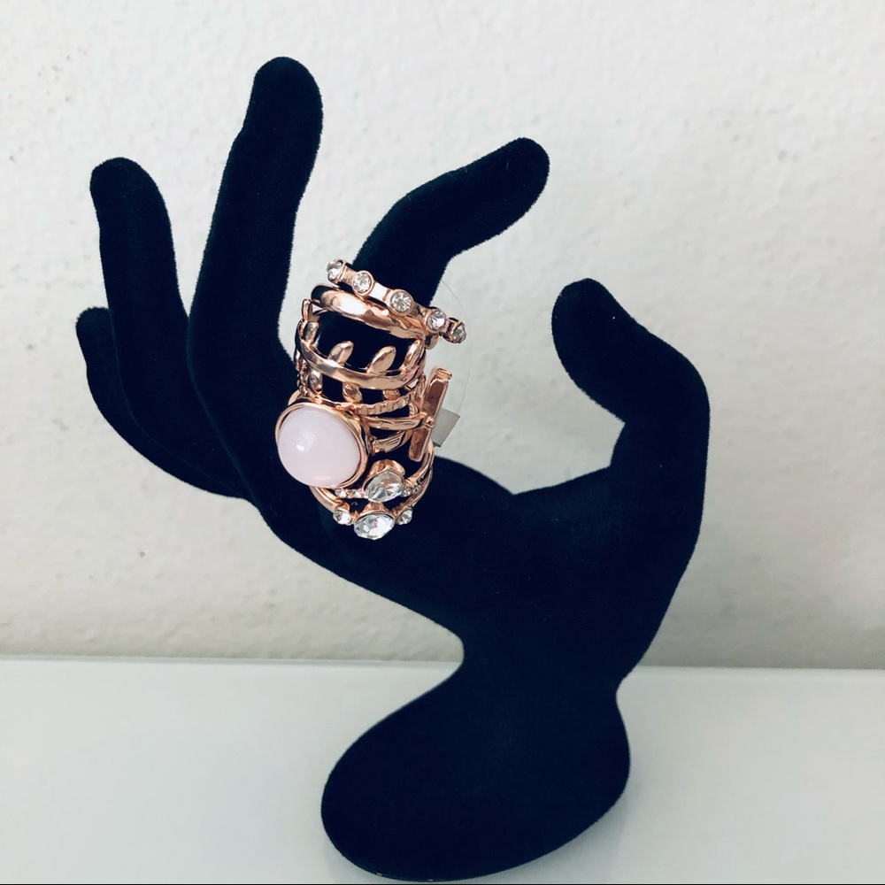 TORRID GOLD RING SET.SIZE 8 - Picture 3 of 4